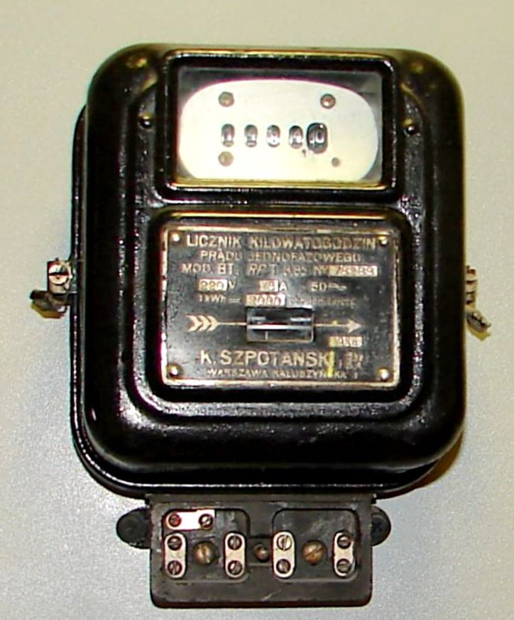 Zdjęcia starego licznika energii elektrycznej 5